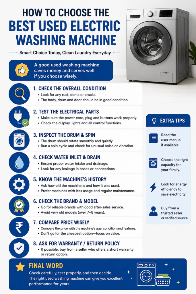 Used Electric Washing Machine